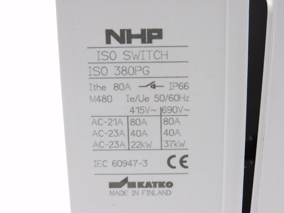 NHP ISO380PG NSMP