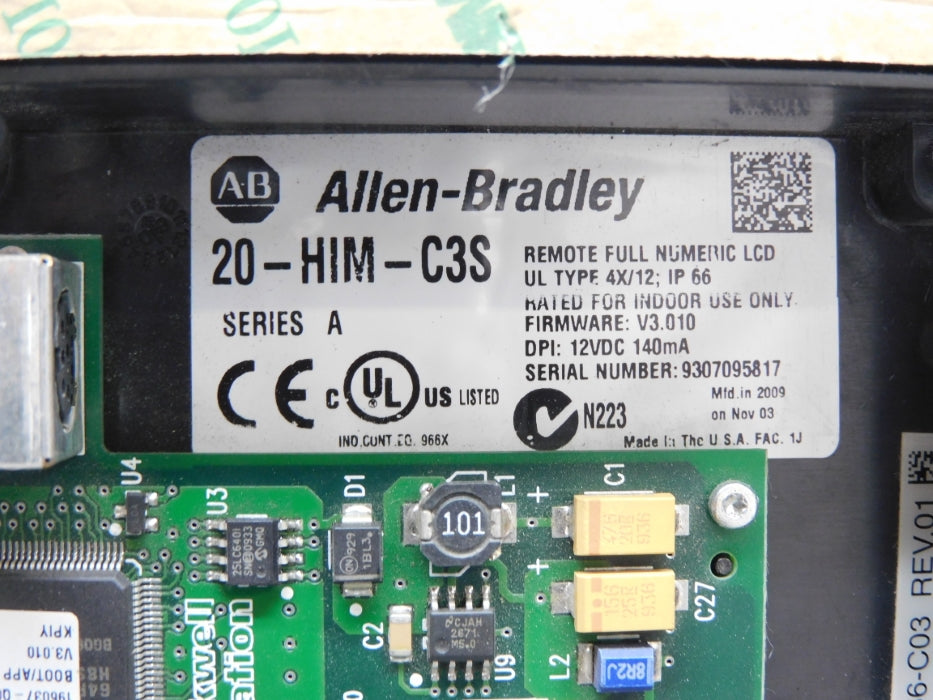 INDUSTRIAL SPARE PART 20-HIM-C3S SER. A F/W V3.010 (AS PICTURED) UNMP
