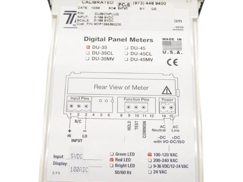 TEXMATE DU-35 100ADC NSMP