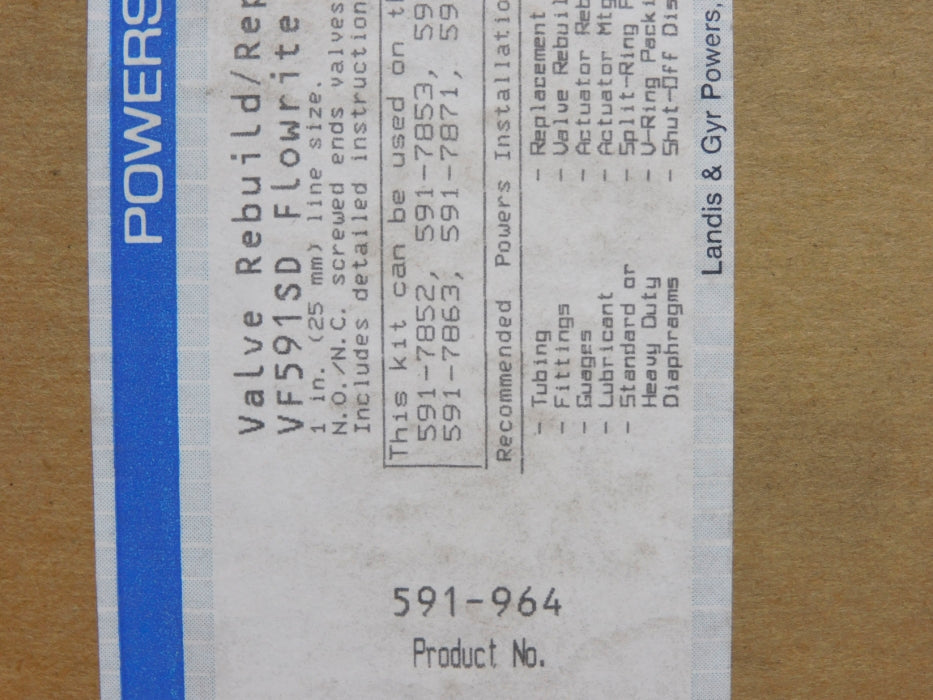 POWERS 591-964 1" NSMP