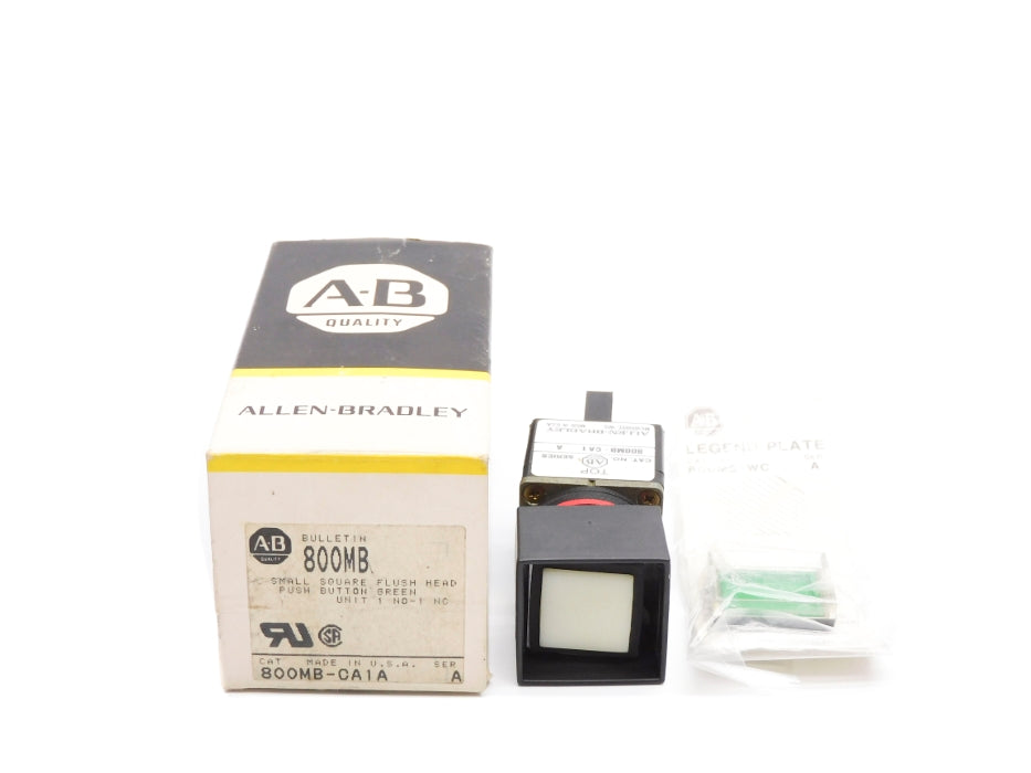 ALLEN BRADLEY 800MB-CA1A SER. A (BK/YL) NSMP