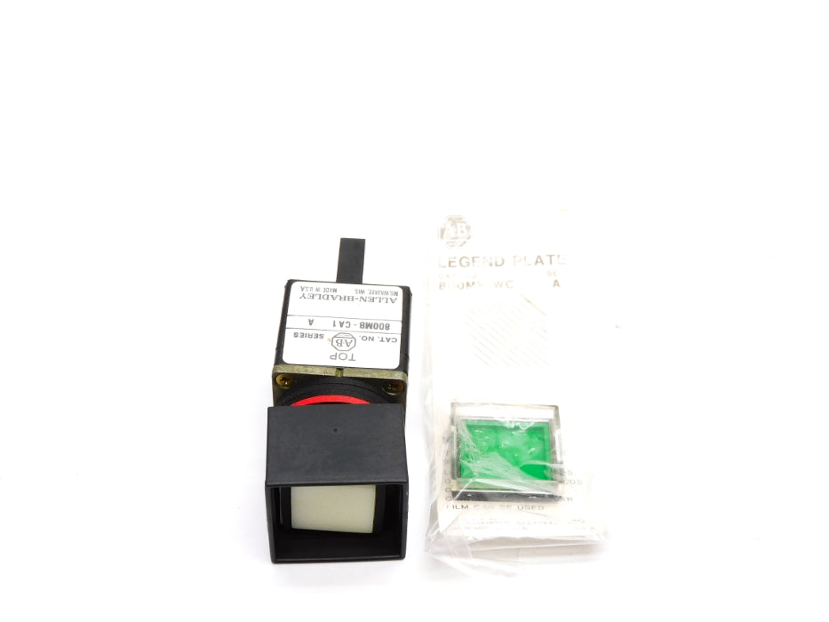 ALLEN BRADLEY 800MB-CA1A SER. A (BK/YL) NSMP