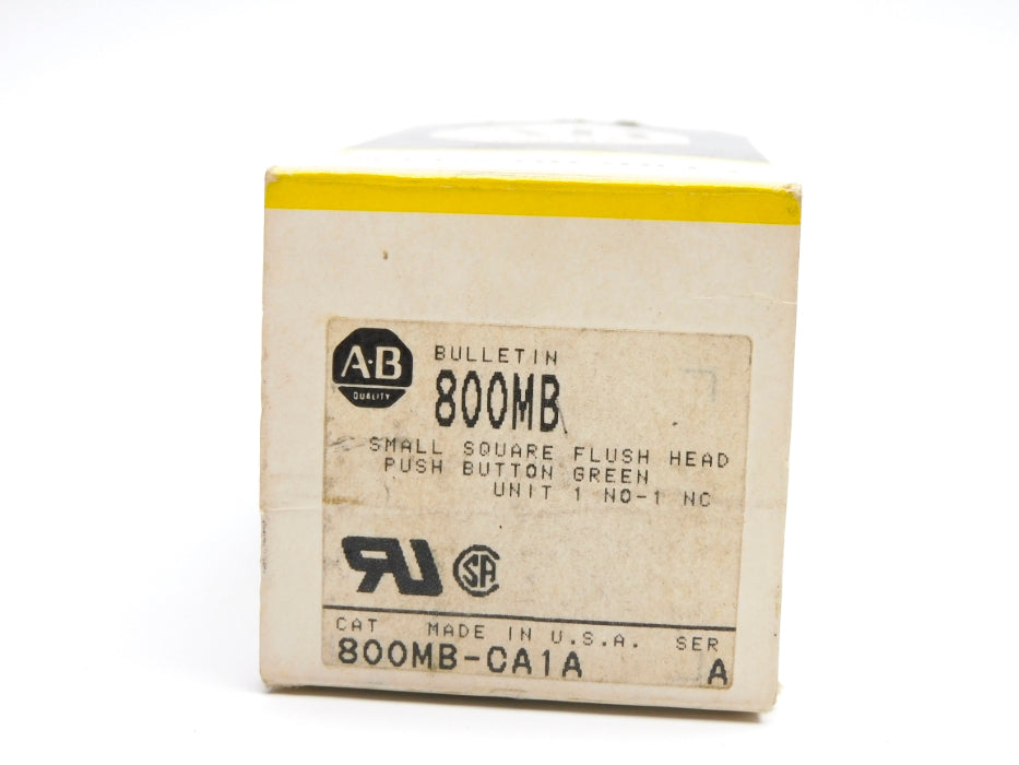 ALLEN BRADLEY 800MB-CA1A SER. A (BK/YL) NSMP