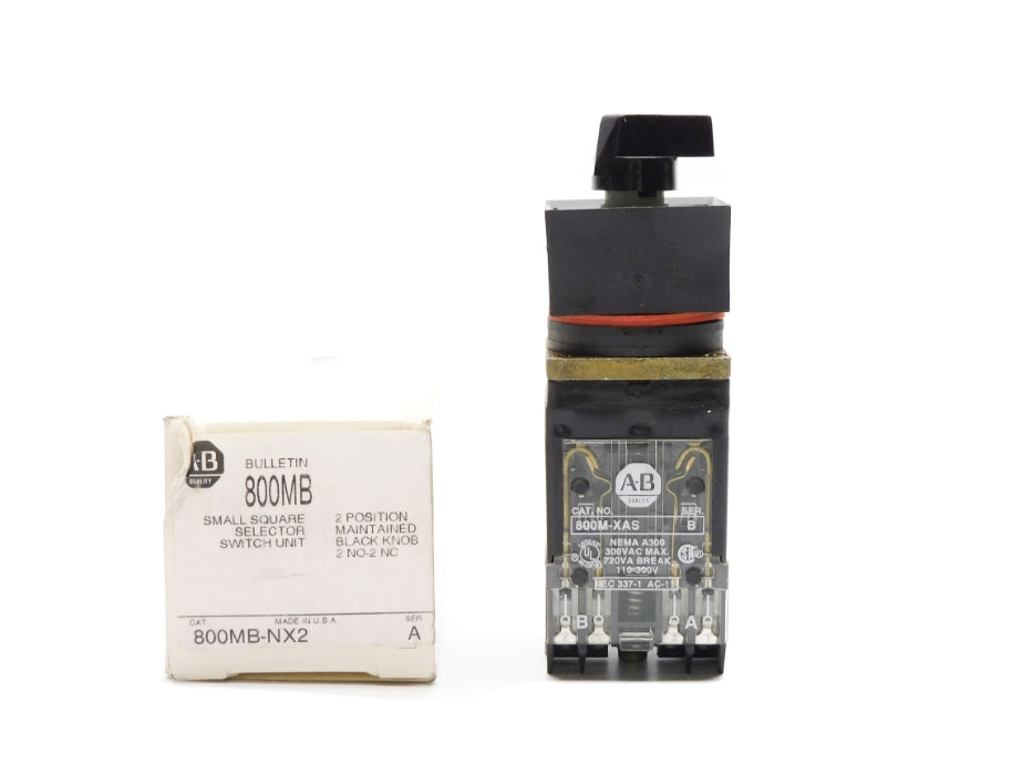 ALLEN BRADLEY 800MB-NX2 SER. A (WH) NSMP