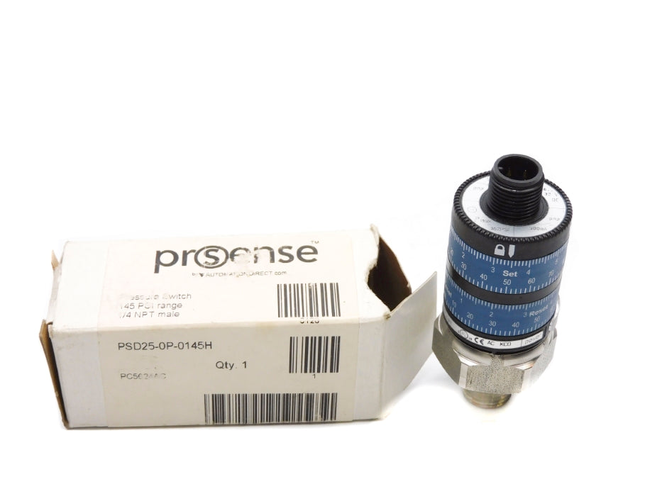 PROSENSE PSD25-0P-0145H 9.6VDC 145PSI NSMP
