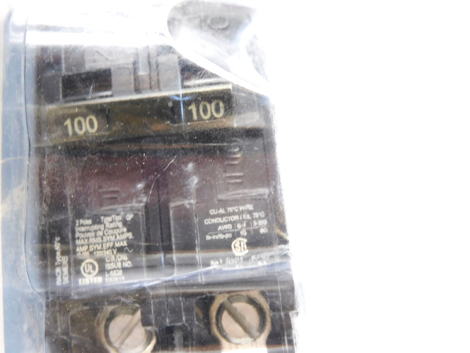 SIEMENS Q2100P 100A 120/240VAC (AS PICTURED) NSMP