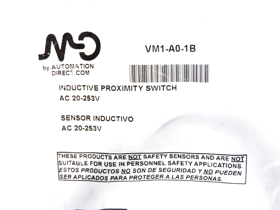 MICRO DETECTORS VM1-A0-1B NSMP