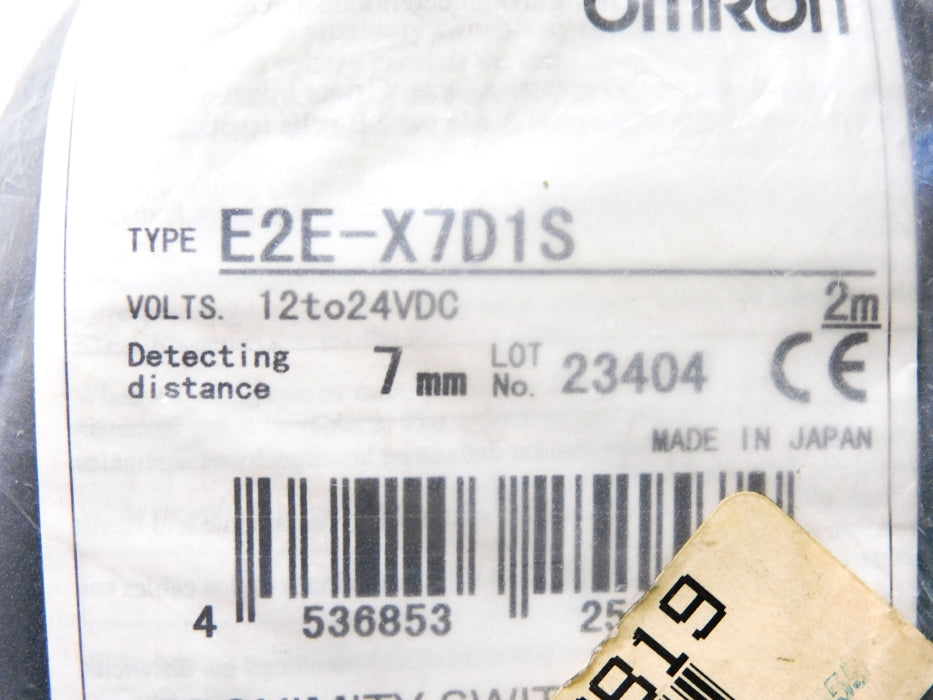 OMRON E2E-X7D1S 2M NSMP