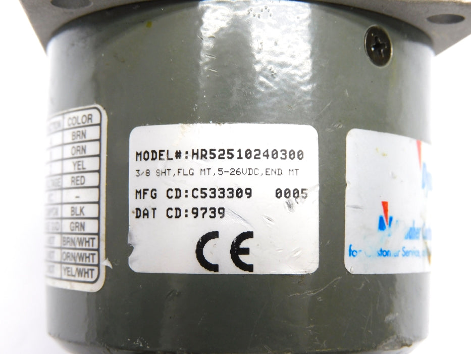 DYNAPAR HR52510240300 5-26VDC 3/8" UNMP
