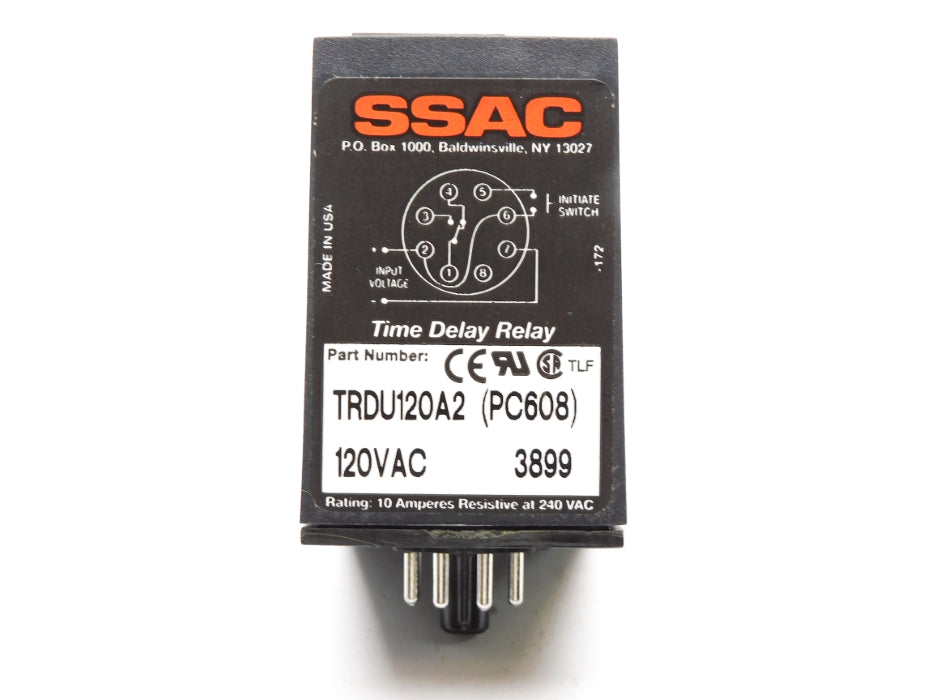 SSAC TRDU120A2 (PC608) 5JJ50 120VAC NSMP