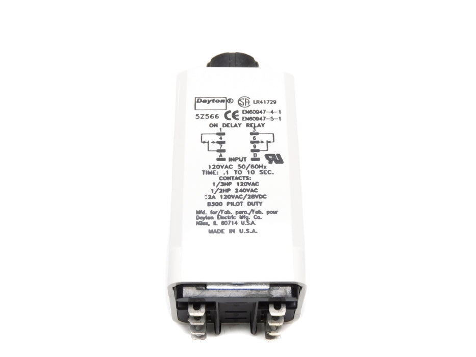 DAYTON 5Z566 .1-10S 120VAC NSMP