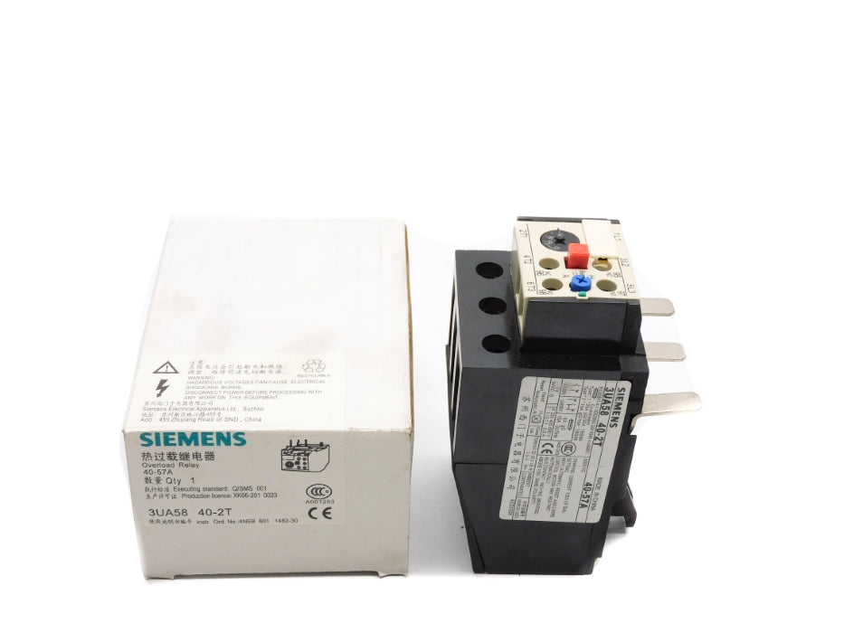 SIEMENS 3UA5840-2T 600VAC 40-57A NSMP