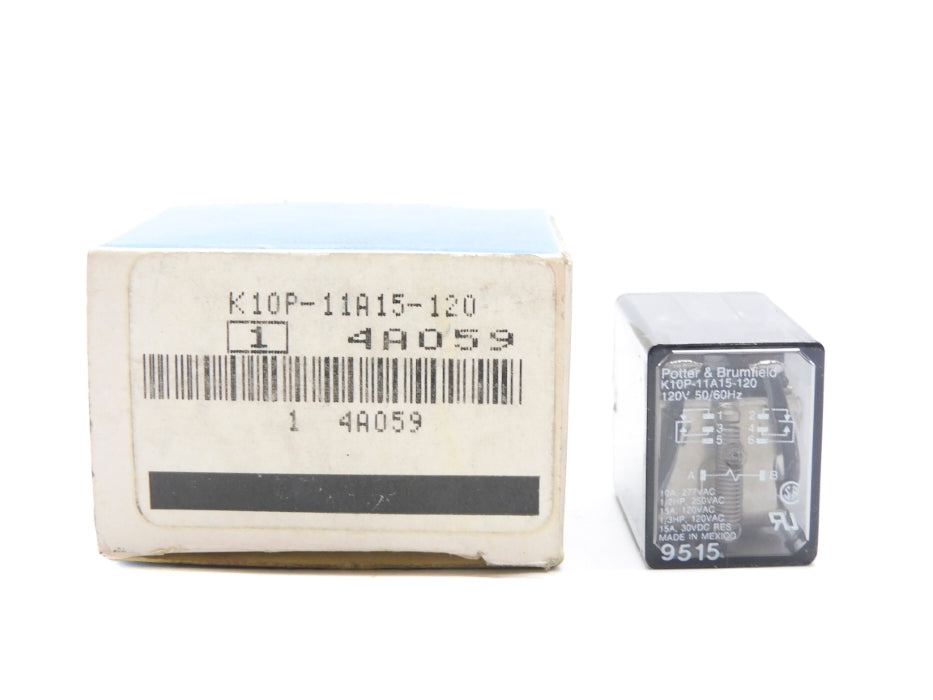 POTTER&BRUMFIELD K10P-11A15-120 120V 15A NSMP