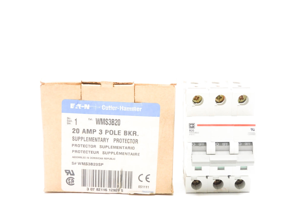 CUTLER HAMMER WMS3B20 20A 415V NSMP