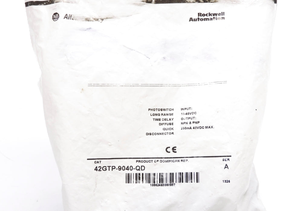 ALLEN BRADLEY 42GTP-9040-QD SER. A (WH) NSMP