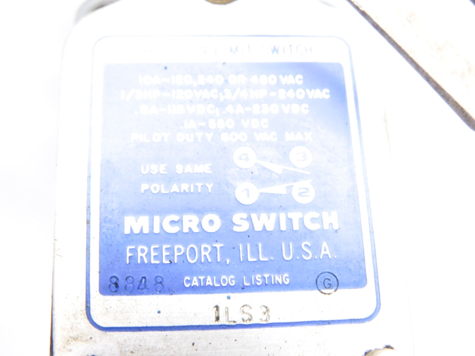 MICRO SWITCH 1LS3 (AS PICTURED) (GREY) UNMP