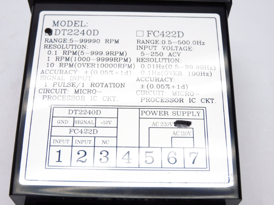 INDUSTRIAL MRO DT2240D NSMP