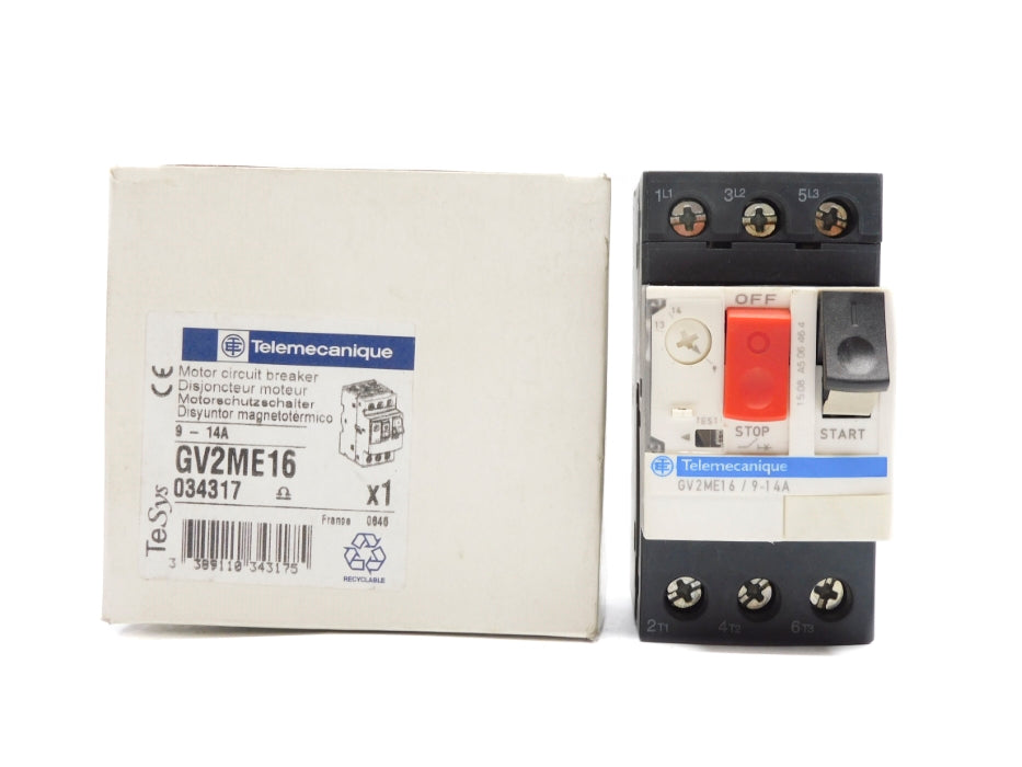TELEMECANIQUE GV2ME16 034317 9-14A 690V NSMP