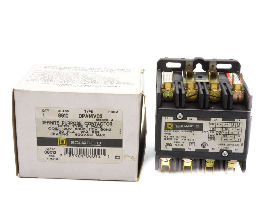 SQUARE D 8910DPA14V02 SER. A 120/110V NSMP