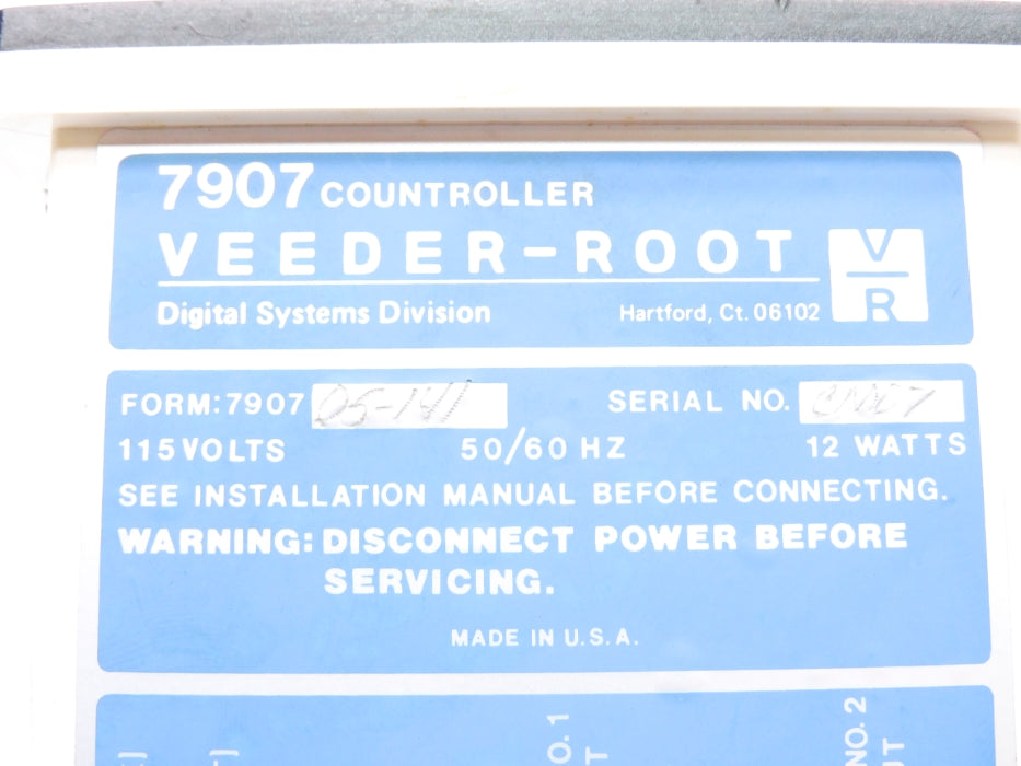 VEEDER-ROOT 790705-141 UNMP