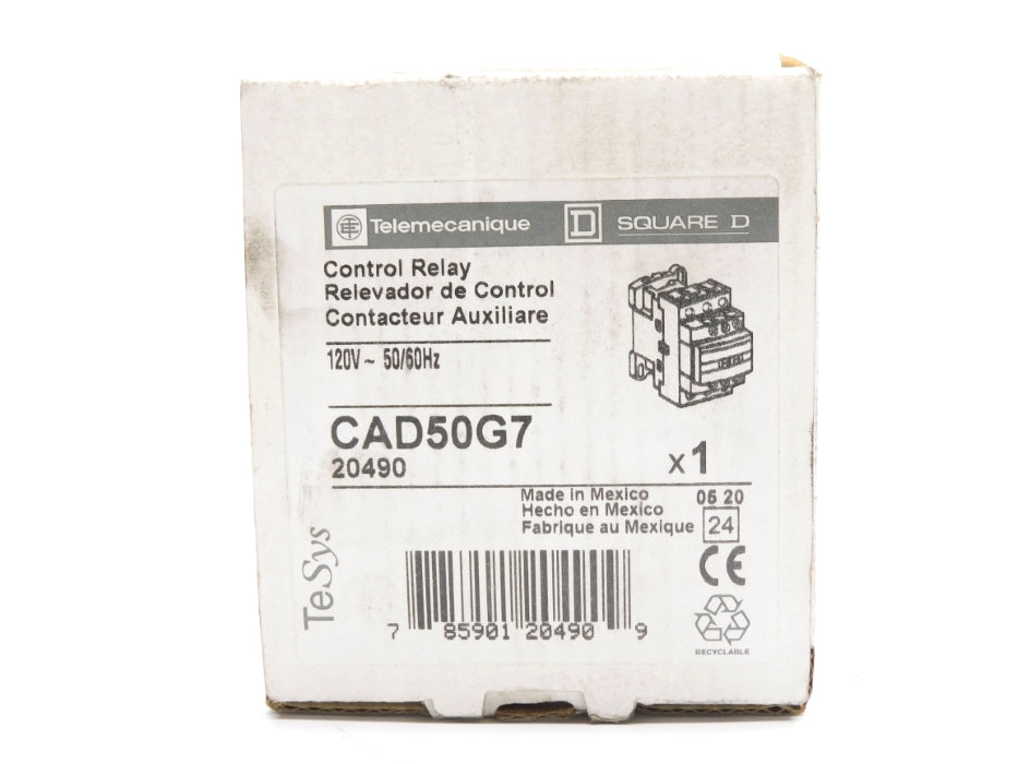 TELEMECANIQUE CAD50G7 120V NSMP
