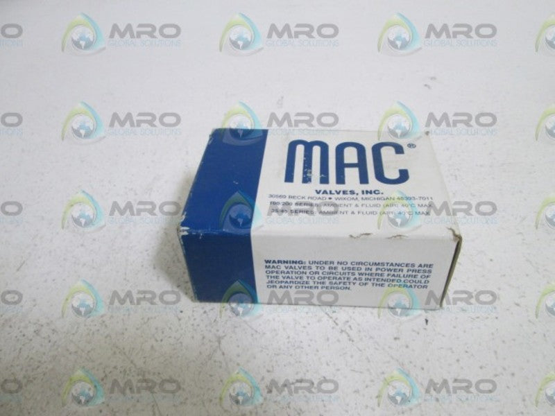 MAC VALVE 225B-501JJ *NEW IN BOX*