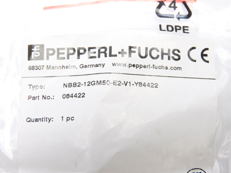 PEPPERL+FUCHS NBB2-12GM50-E2-V1-Y84422 084422 NSMP