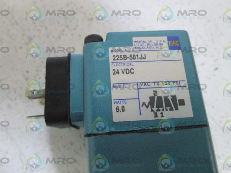 MAC VALVE 225B-501JJ *NEW NO BOX*