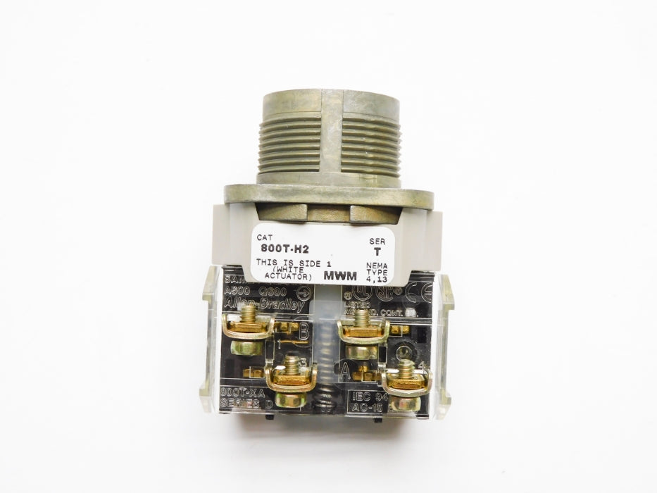 ALLEN BRADLEY 800T-H2A SER. T (WH) NSMP