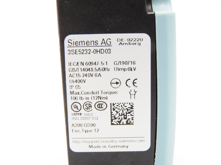 SIEMENS 3SE5232-0HD03 240V 6A NSMP