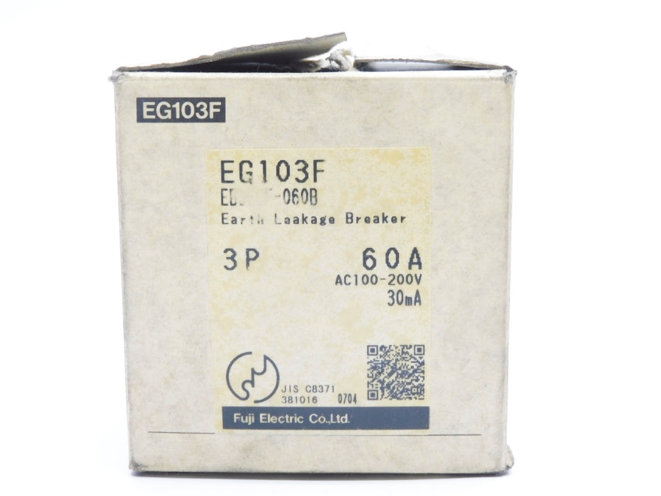 FUJI ELECTRIC EG103F 60A 100-200VAC NSMP