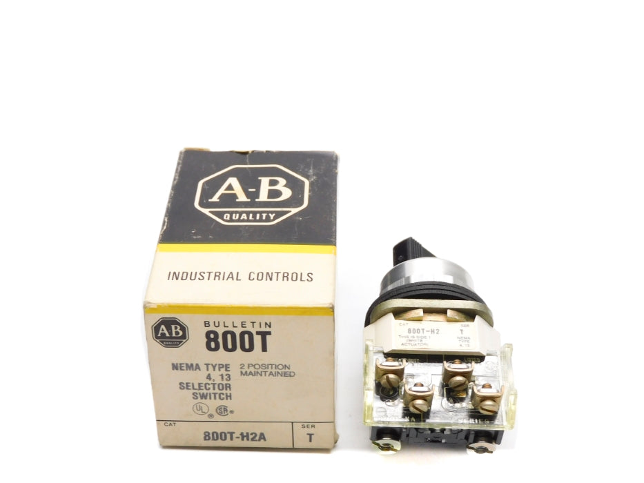 ALLEN BRADLEY 800T-H2A SER. T (BK/YL) NSMP
