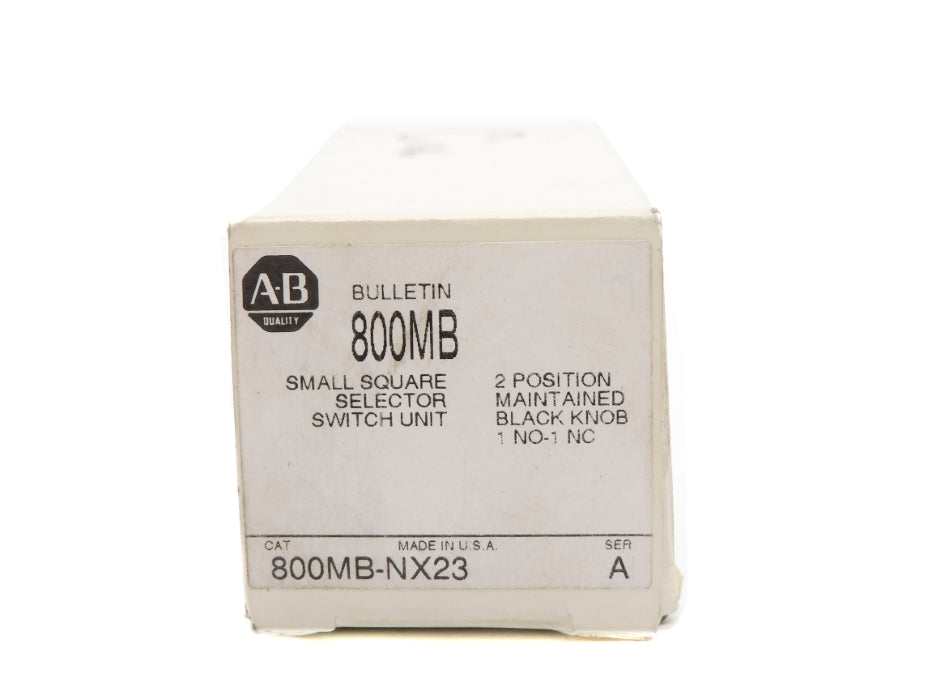 ALLEN BRADLEY 800MB-NX23 SER. A (WH) NSMP