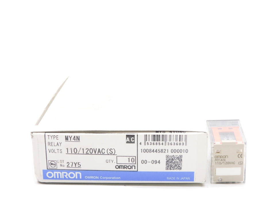 OMRON MY4N 110/120VAC (PKG OF 10) NSMP