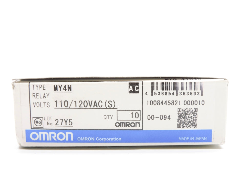 OMRON MY4N 110/120VAC (PKG OF 10) NSMP