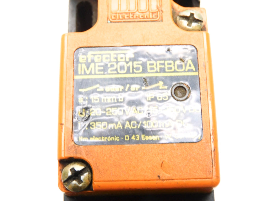 IFM EFECTOR IME2015BFBOA (AS PICTURED) UNMP