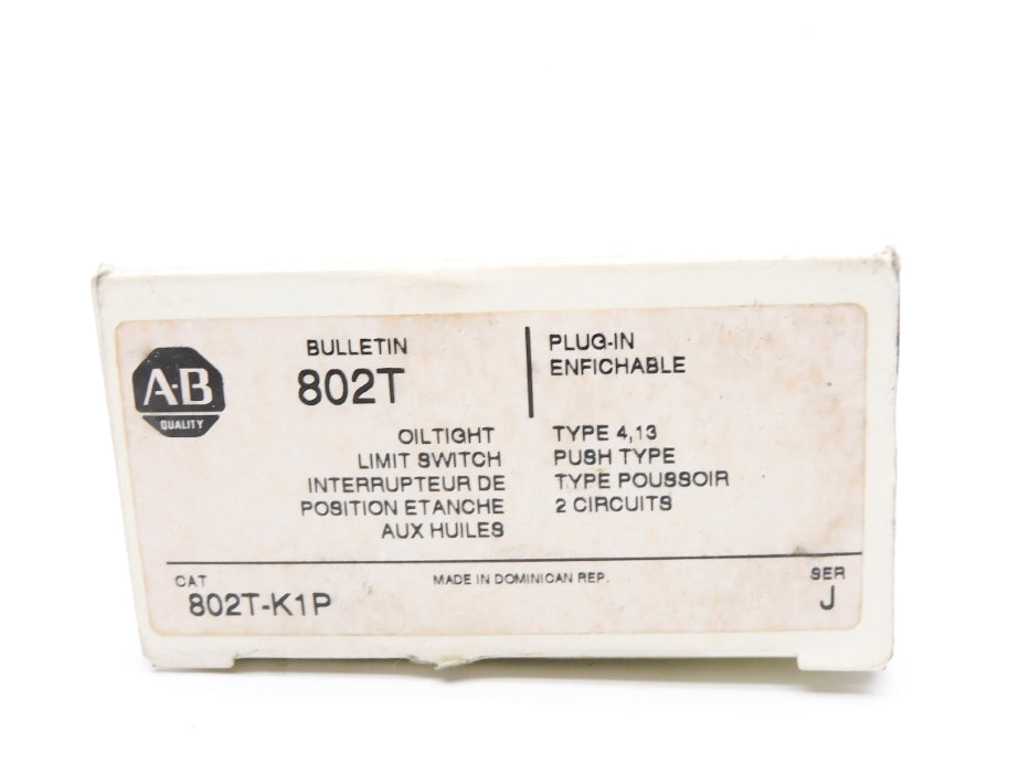 INDUSTRIAL SPARE PART 802T-K1P SER. J 120-600VAC 60A (WH) NSMP
