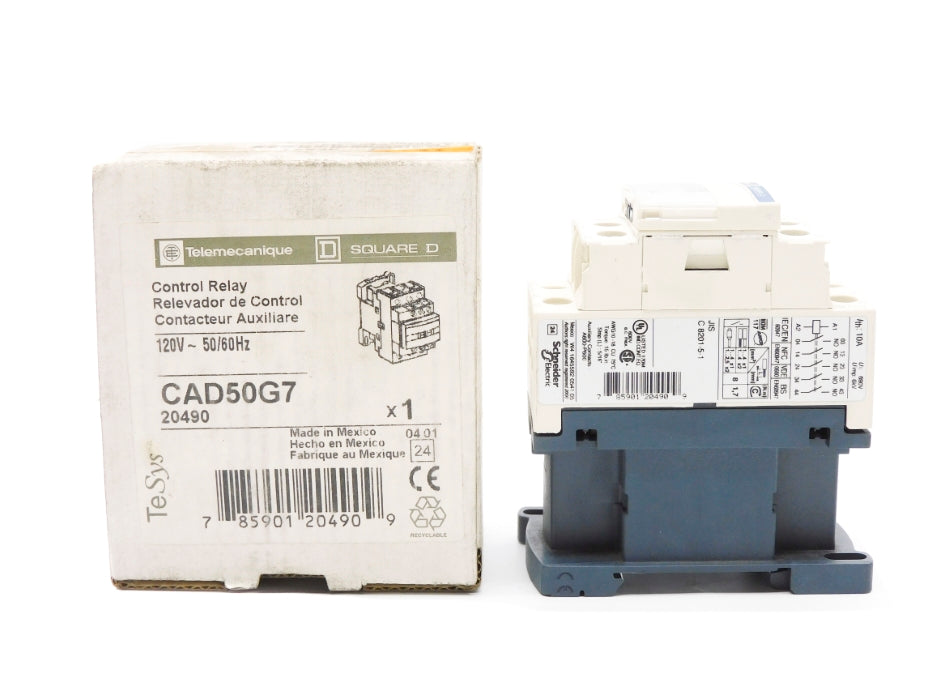 TELEMECANIQUE CAD50G7 120V NSMP