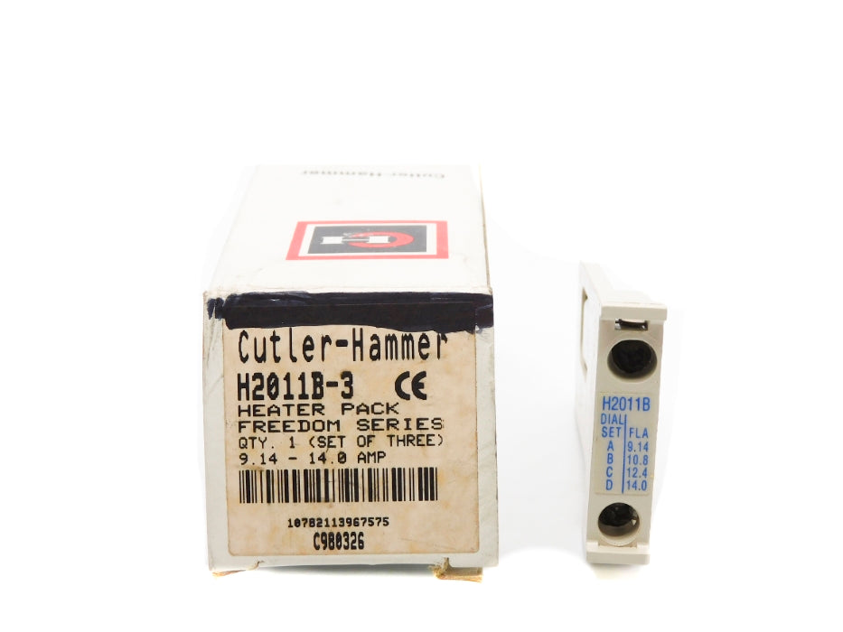 CUTLER HAMMER H2011B-3 9.14-14.0A (PKG OF 3) NSMP