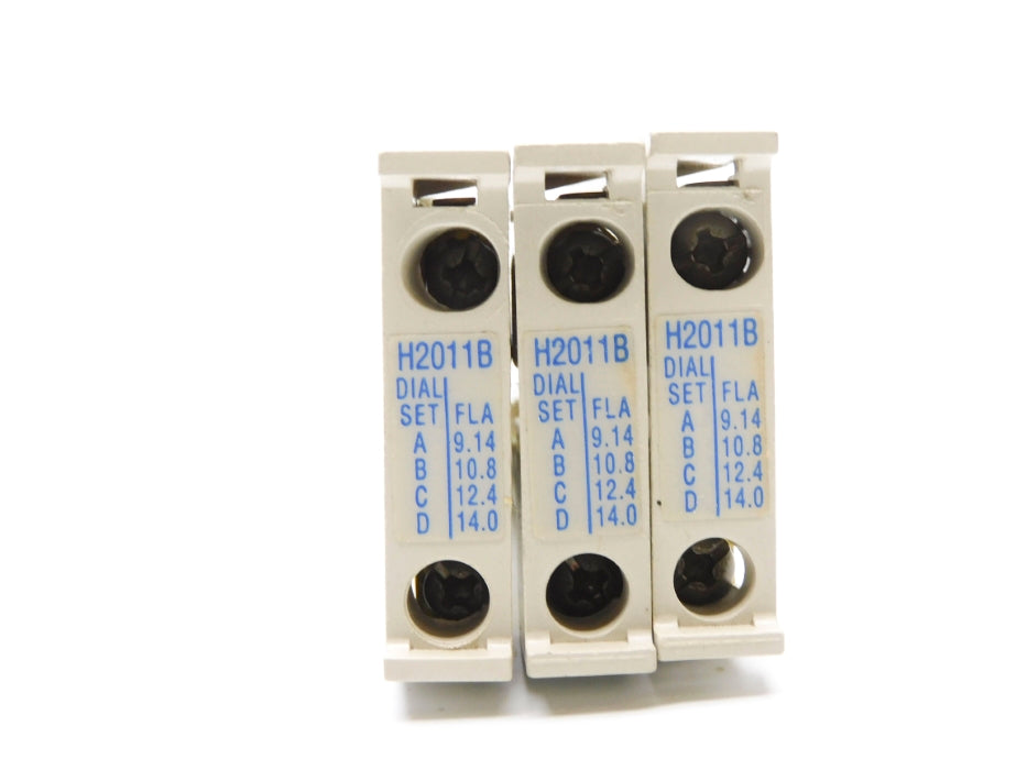 CUTLER HAMMER H2011B-3 9.14-14.0A (PKG OF 3) NSMP