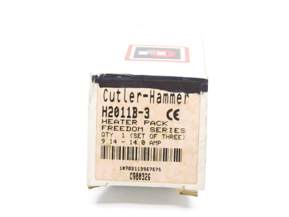 CUTLER HAMMER H2011B-3 9.14-14.0A (PKG OF 3) NSMP
