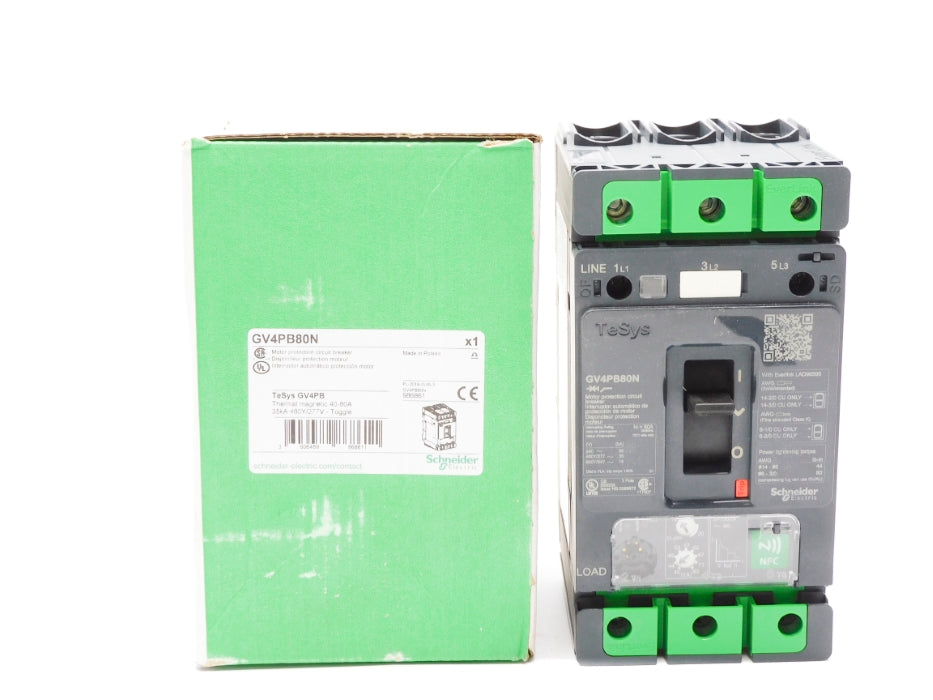 SCHNEIDER ELECTRIC GV4PB80N 40-80A 480/277V NSMP