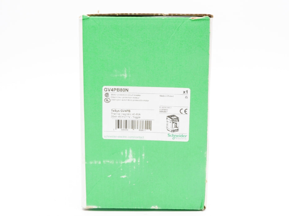 SCHNEIDER ELECTRIC GV4PB80N 40-80A 480/277V NSMP