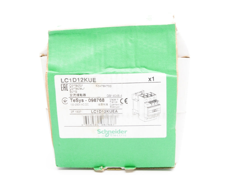 SCHNEIDER ELECTRIC LC1D12KUE 100-250VAC/DC 25A NSMP