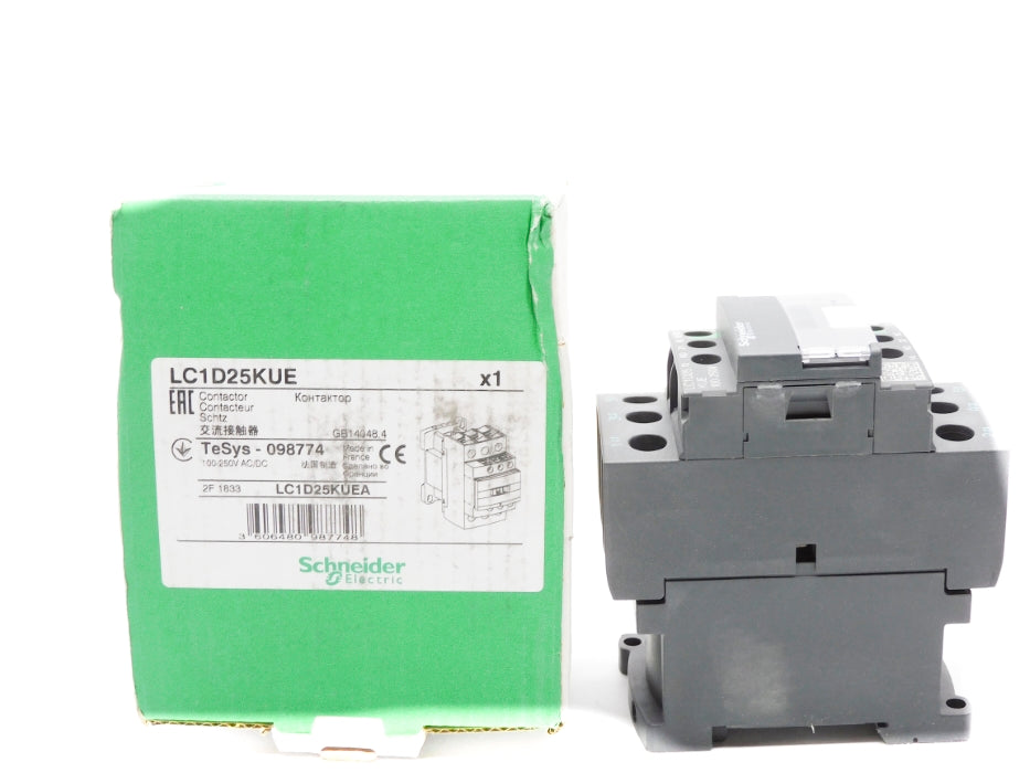 SCHNEIDER ELECTRIC LC1D25KUE 100-250VAC/DC NSMP
