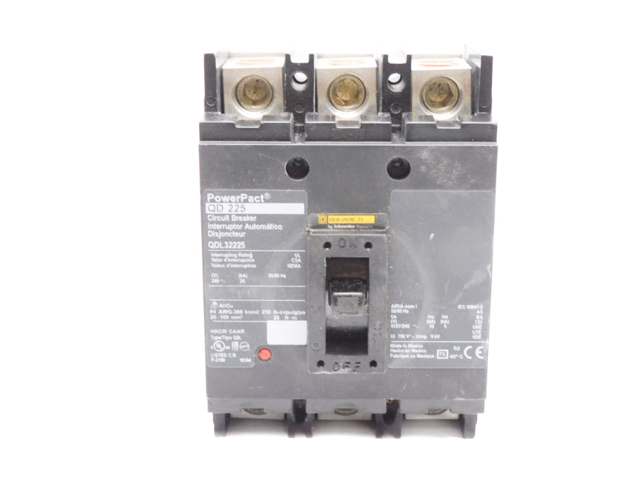 SQUARE D QDL32225 240V 225A UNMP