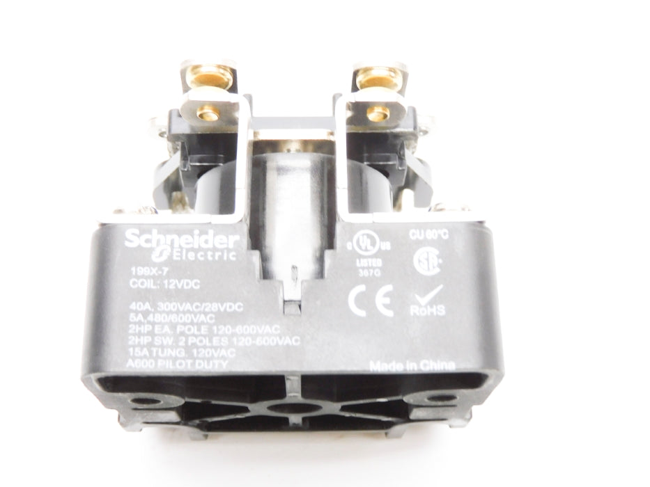 SCHNEIDER ELECTRIC 199X-7 12VDC 40A NSNP