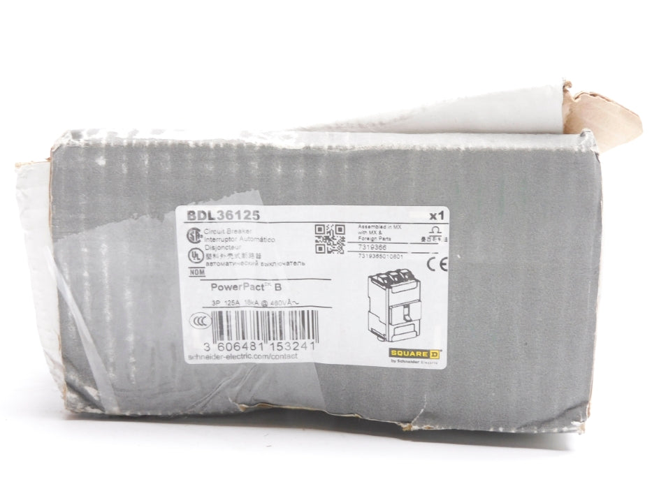 SQUARE D BDL36125 125A 480V NSMP
