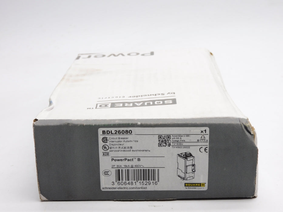SQUARE D BDL26080 80A 480V NSMP