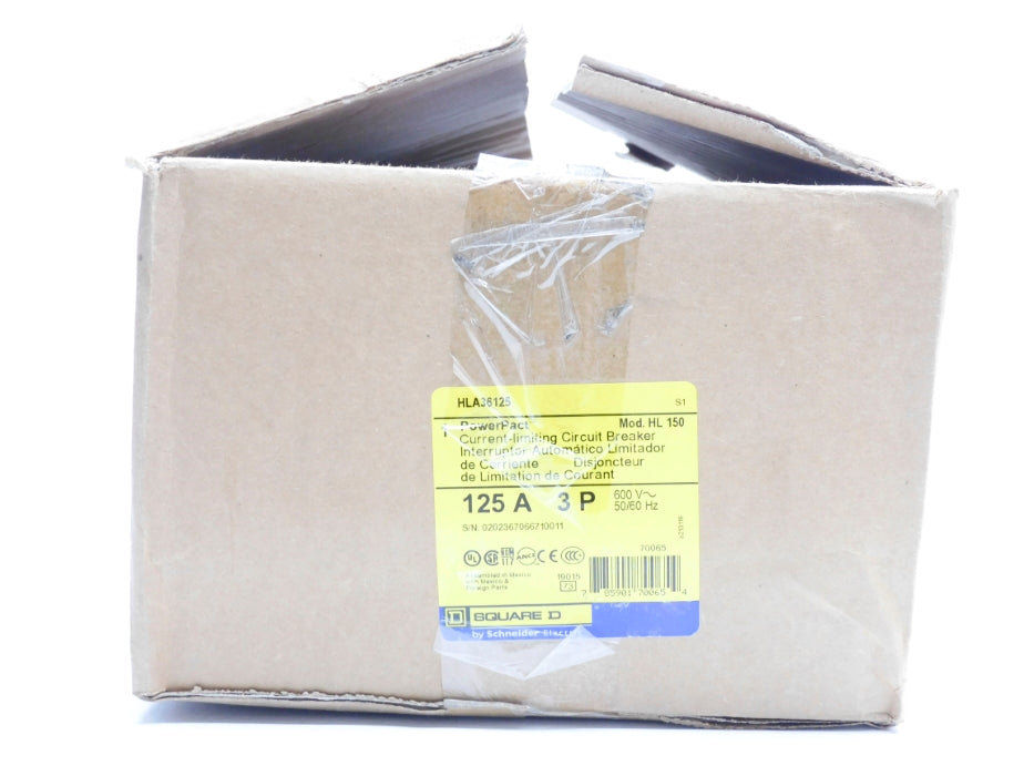 SQUARE D HLA36125 125A 600V NSMP